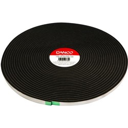 Danco 7706 PVC Foam Tape 12mm x 15.2m Black