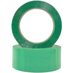 S126 Packaging Tape 48mm x 100m Green, Pack of 36
