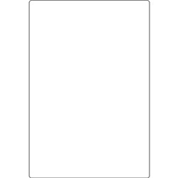 Direct Thermal Printing Courier Label Blank 100x150mm, Carton of 5 Rolls of 400