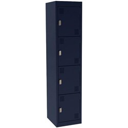 Europlan Locker 4 Tier 300mm Night Blue