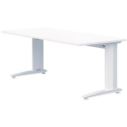 Energy Single User Desk 1500mm White/White