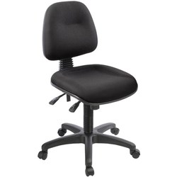 Graphic Chair Mid Back 3 Levers Charade Fabric/Black