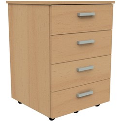 Standard Mobile 4 Drawer Tawa