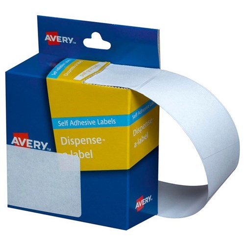 Avery Rectangular Dispenser Labels DMR4463W 63x44mm White, Box of 150