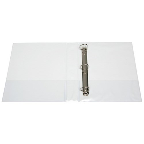 FM Overlay Ringbinder A4 38mm 3 Ring White