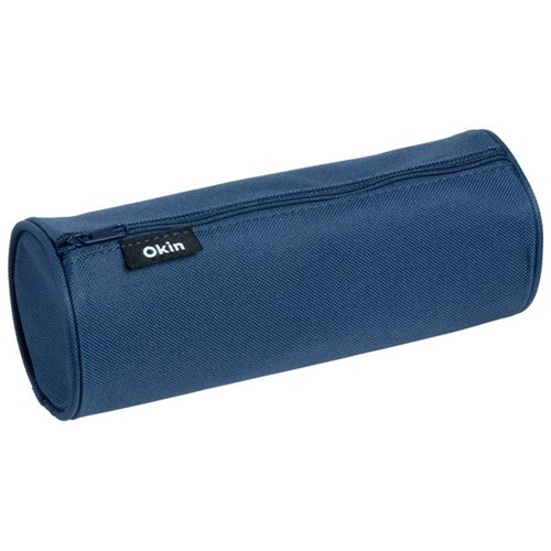 Okin Tube Pencil Case Navy Blue 210x80mm
