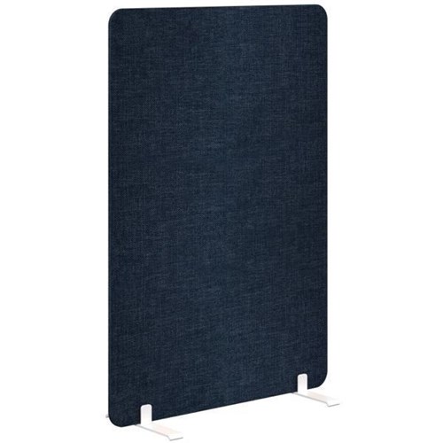 Fiord Freestanding Screen 1500x1200mm Keylargo Denim/White
