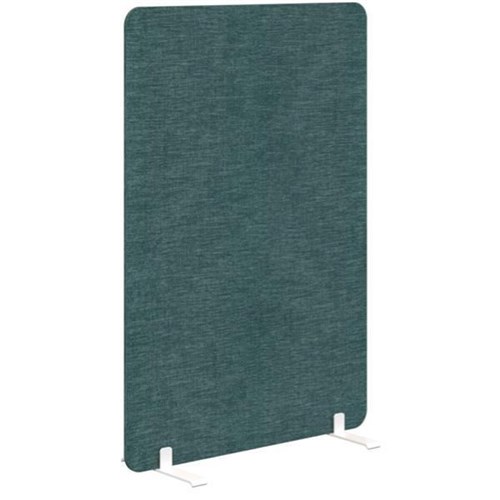 Fiord Freestanding Screen 900x1200mm Keylargo Atlantic/White