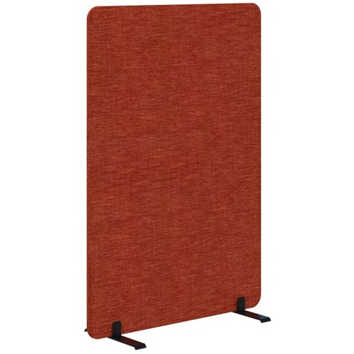 Fiord Freestanding Screen 1800x1200mm Keylargo Paprika/Black