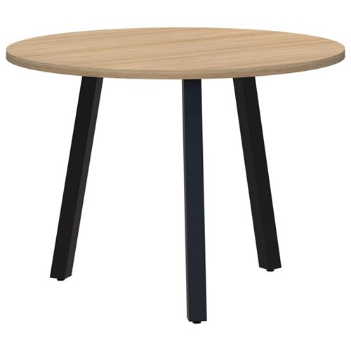 Fiord Round 3 Leg Table 1000mm Classic Oak/Black