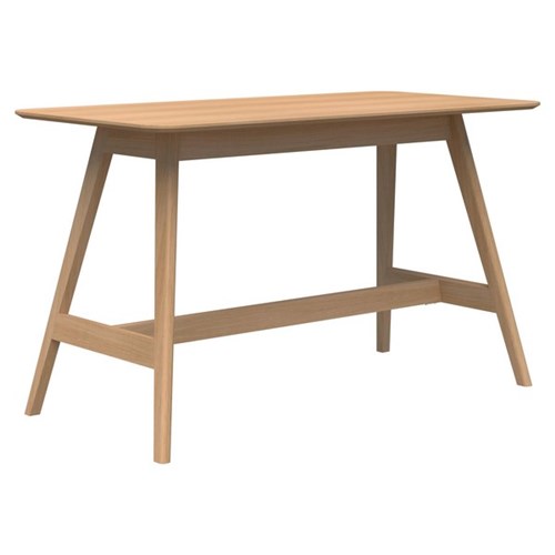 FIORD Bar Leaner 2000 x 1000 x 1050mm Tasmanian Ash Veneer Top with Solid Wood Base