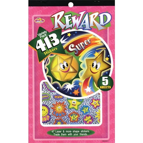 Reward Stickers Pad, Set of 413