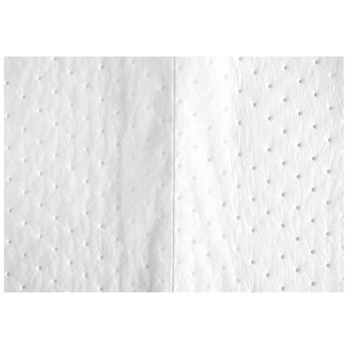 Controlco Spill Sorbent Heavy Duty Pads Oil Only White, Pack of 10