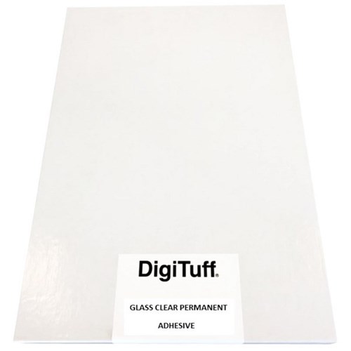 Digituff A4 236gsm Clear Permanent Self-Adhesive Paper, Pack of 50