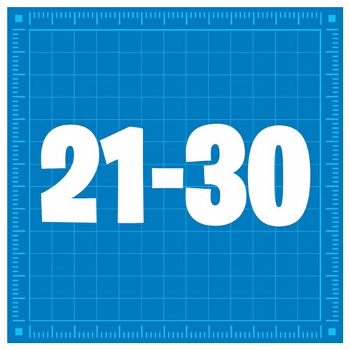 Kai's Clan Magnetic KaiTiles Numbers 21 to 30, Pack of 10