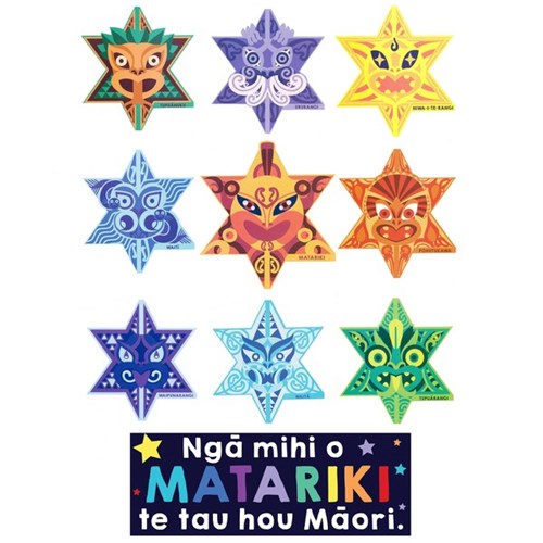 NZ Matariki Classroom Decorations Star & Banner