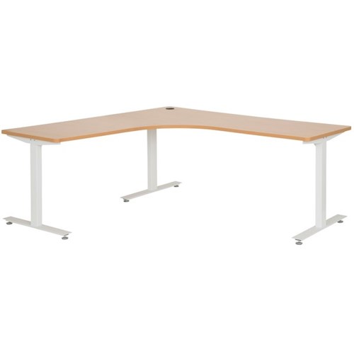 Amplify ML665 Workstation 1800x1800mm Beech/White
