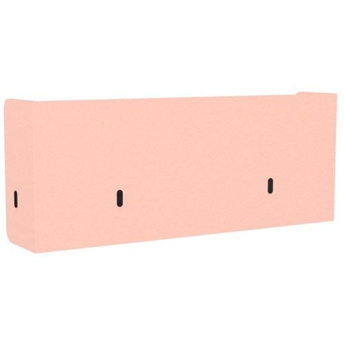 Boyd Acoustic Pod Desk Screen 1200mm Blush Pink