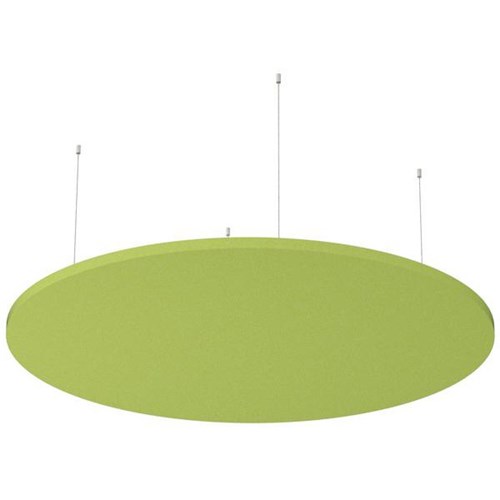 Boyd Visuals Floating Acoustic Ceiling Panel Round 1200mm Apple Green