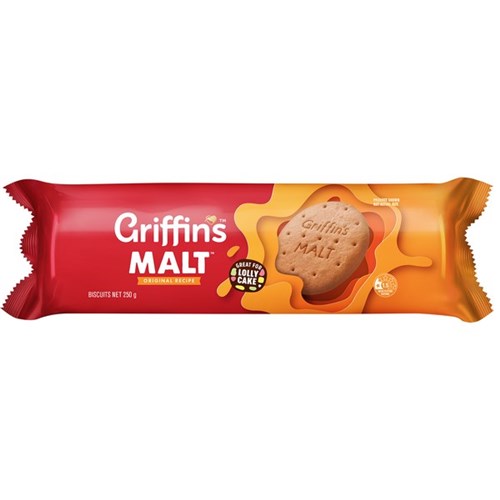 Griffin's Malt Biscuits 250g, Carton of 24
