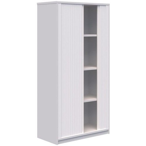 Fiord Tambour Non Locking 1800x900mm White