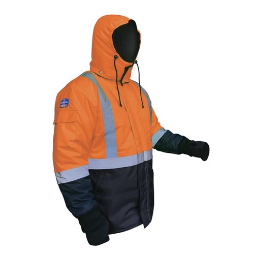 Small/Medium Orange/Navy