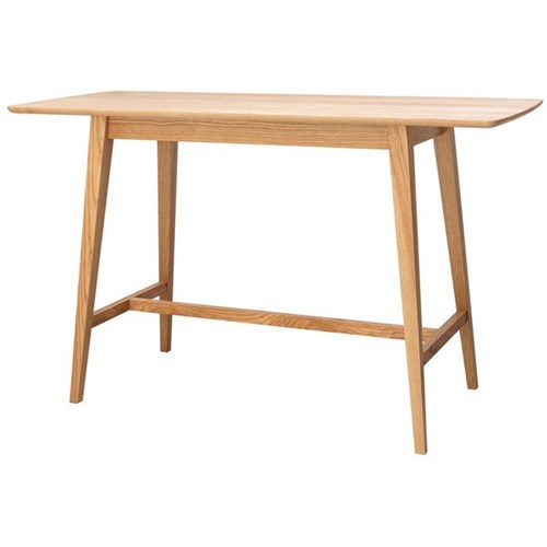 Akito American Ash Timber Bar Leaner Table 1600x1050mm Natural Stain
