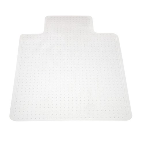 Coverzone Chair Mat Carpet Keyhole 914x1220mm Clear Any Pile