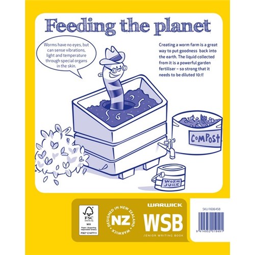 Warwick WSB Senior Writing Exercise Book 40 Leaves
