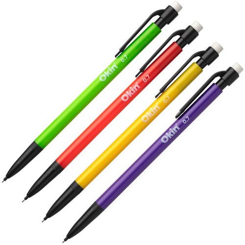 Okin Mechanical Pencil 0.7mm Assorted Colours