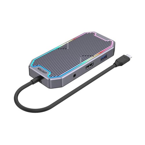 UNITEK 7-in-1 Multi-Port USB 3.2 Gen2 Hub With USB-C Connector