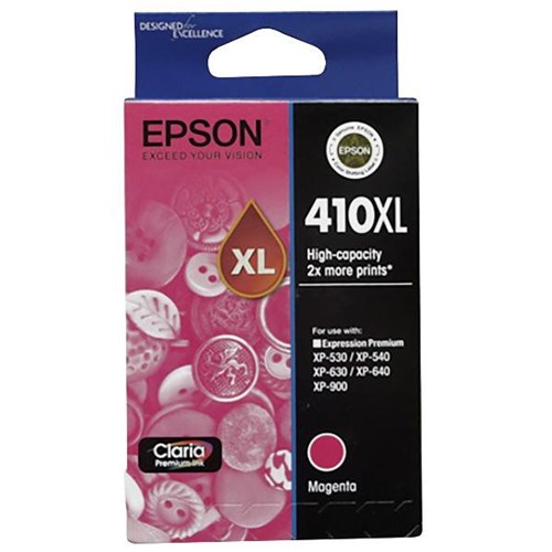 Epson 410XL Magenta Ink Cartridge High Yield