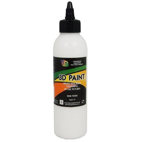 Five Star 3D Paint 250ml White