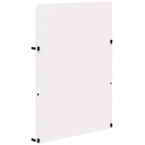 Grid 40 Whiteboard Panel 875x1200mm With Black Brackets