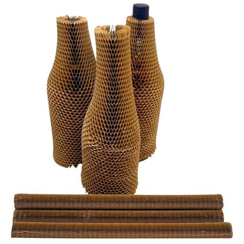 Paper Honeycomb Bottle Wrap 350mm, Carton of 200