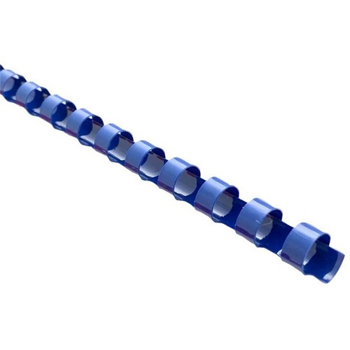 Okin 10mm Plastic Binding Coils Blue, Pack of 100