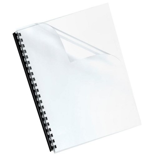 Fellowes Binding Covers 150 micron A4 Clear, Pack of 100