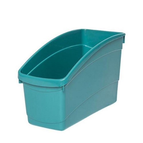 EC Plastic Book and Storage Tub 145x300x190mm Turquoise