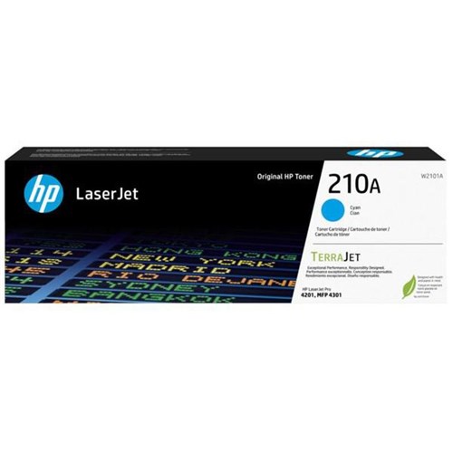 HP 210A Cyan Original Laser Toner Cartridge W2101A 