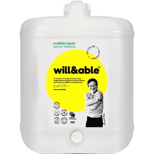 Will & Able ecoDish Dishwashing Liquid 20L