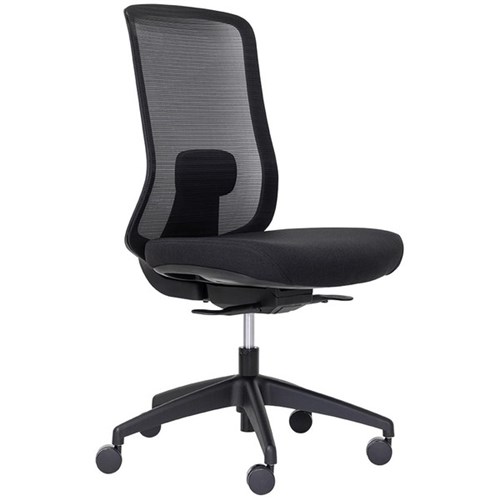 Buro Elan Chair Mesh Back Seat Slide Unassembled Black