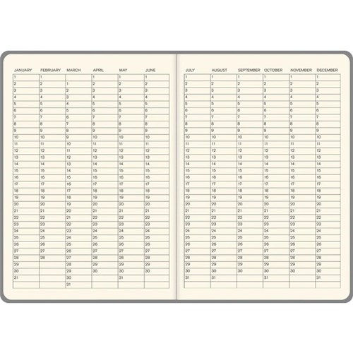 Collins Lifestyle Planner A5 Week To View Undated Tan