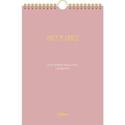 Collins Planner A5 Day Per Page Undated Motivational Assorted Designs