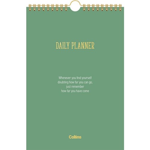 Collins Planner A5 Day Per Page Undated Motivational Assorted Designs
