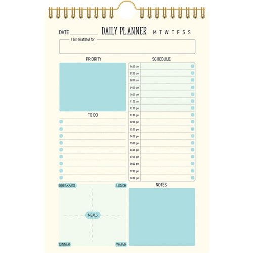 Collins Planner A5 Day Per Page Undated Motivational Assorted Designs