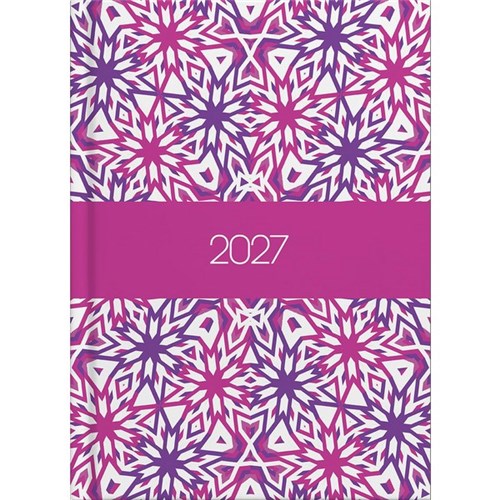 DIARY COLLINS A51 DAY PER PAGE KALEIDOSCOPE ASSORTED 2027