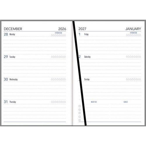 DIARY COLLINS A53 WEEK TO VIEW KALEIDOSCOPE ASSORTED 2027
