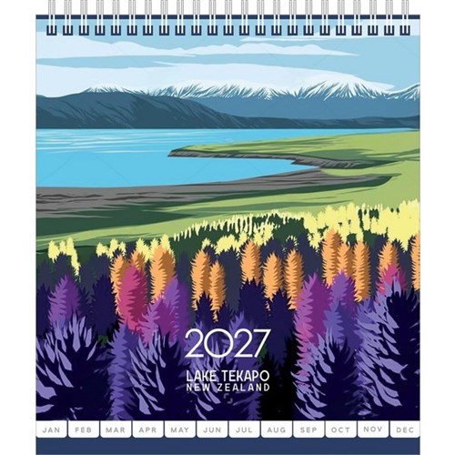 Collins Desk Calendar 2025 NZ Bay
