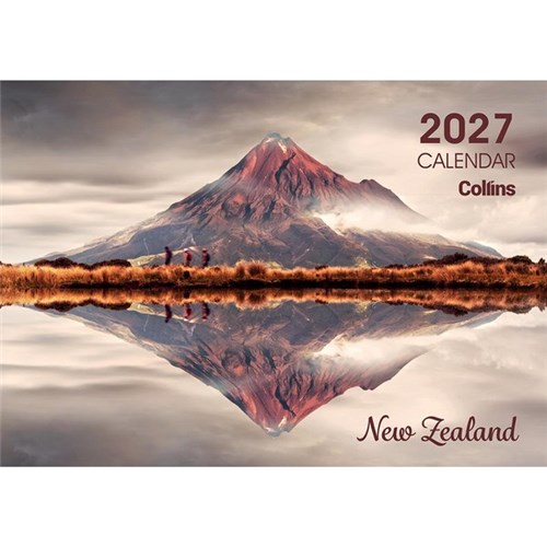 Collins Rosebank Wall Calendar A4 2027 Coastal Scenes