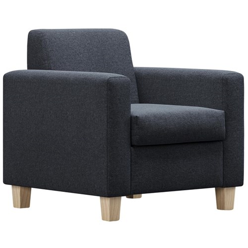 Cosmo Single Seater Sofa Hawthorn Fabric/Navy
